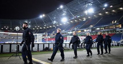 Stadium evacuated as Germany and Netherlands game is cancelled