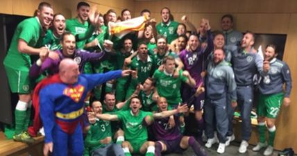 Ireland’s famous Superman/kitman is raging because he lost his cape in Coppers