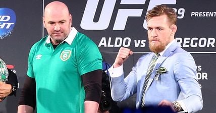 Dana White reveals that Conor McGregor got stem cell injections in injured knee ahead of UFC 189