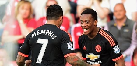 Classy Anthony Martial leads praise for Memphis Depay whose sideburns are splitting opinion