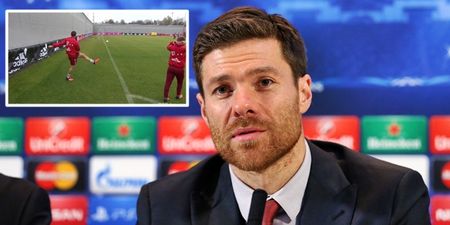 VIDEO: Xabi Alonso scores sumptuous behind the goal effort with weaker foot