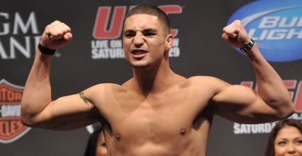 Pic: UFC fighter Diego Sanchez gains nearly two stone after weighing in for Monterrey fight