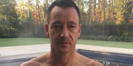 PIC: John Terry celebrates Chelsea’s win over Norwich with unsettling jacuzzi snap