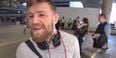 VIDEO: Conor McGregor had some choice, four-letter words for Donald Trump upon his U.S arrival