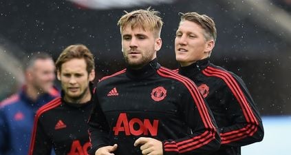 Pic: PSV fans show class with flag of support for injured Manchester United star Luke Shaw