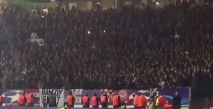 VIDEO: PSV fans stuck in Old Trafford perform epic rendition of the Kolo/Yaya Toure chant