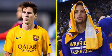 NBA superstar Steph Curry draws comparisons between himself and Leo Messi