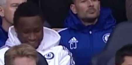 VINE: John Obi Mikel got the giggles watching Diego Costa’s mini-hissy fit