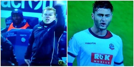 VIDEO: Neil Lennon cops abuse from one of his unpaid Bolton players