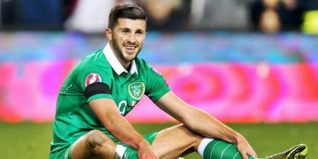 Six months out from Euro 2016, we’ve already stumbled upon a genius Shane Long flag