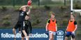 PICS: Pat Spillane’s son among 20 young GAA stars battling the elements at today’s Aussie Rules Combine