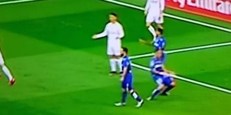 VIDEO: Ronaldo refuses to celebrate teammate’s goal after being denied penalty in build up