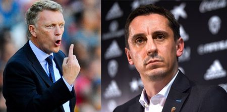 David Moyes warns Gary Neville not to be a loser