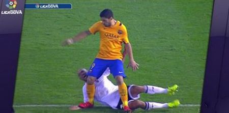 Pic: Valencia player shows off wounds from Luis Suarez stamping incident