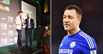 VIDEO: Robbie Savage’s cheeky reference to John Terry during award speech