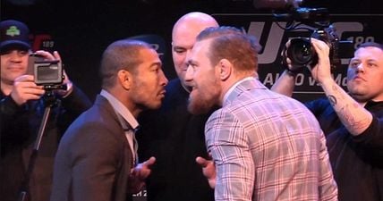 LIVE: Watch Conor McGregor come face to face with Jose Aldo at final UFC 194 press conference