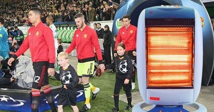 Manchester United complained about ‘stifling heat’ in Wolfsburg dressing rooms