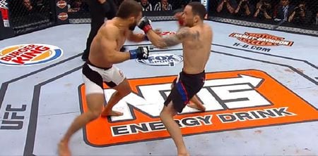 WATCH: Frankie Edgar takes no time at all to brutally knock out Chad Mendes