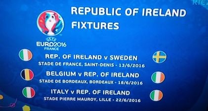 Twitter reacts to Ireland’s Euro 2016 draw