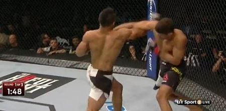 WATCH: Huge upset at UFC 194 as favourite Kevin Lee suffers stunning quick knockout defeat