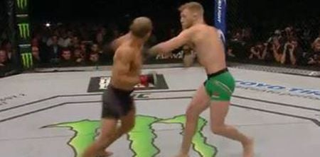 WATCH: Conor McGregor dethrones Jose Aldo with the very definition of a one punch knockout