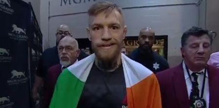 Video: Relive Conor McGregor’s epic entrance ahead of Jose Aldo demolition