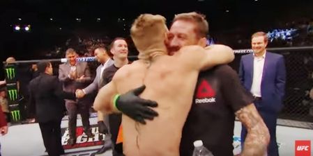 John Kavanagh shares scenes of changing room elation after Conor McGregor’s KO win