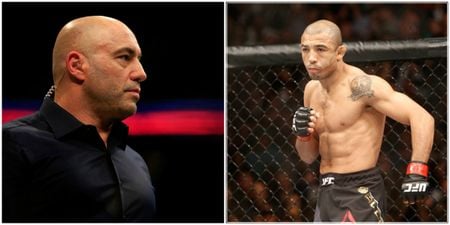 Joe Rogan recorded saying Jose Aldo looked ‘soft’ and ‘nervous as f**k’ seconds before Conor McGregor fight (Video)