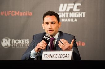 Frankie Edgar is not happy as he calls out ‘scared’ and ‘nervous’ Conor McGregor