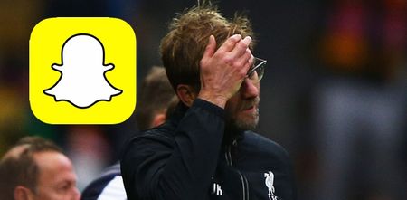 Liverpool might want to delete their pre-game Snapchat story taken at Watford