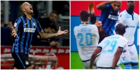 VIDEO: This horrific high-kick tackle by Felipe Melo was more UFC than Serie A