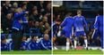 Chelsea’s pre-Manchester United warm-up routine was pretty bizarre