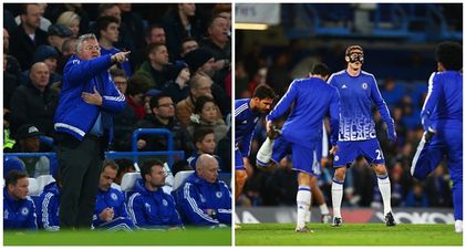 Chelsea’s pre-Manchester United warm-up routine was pretty bizarre