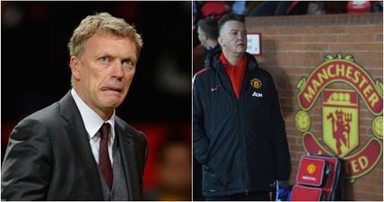 David Moyes, of all bloody people, has given his backing to under fire Louis van Gaal