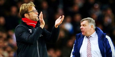 Jurgen Klopp had an apt response to Sam Allardyce’s ‘soft German’ remark