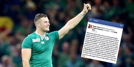 Seriously classy gesture from Robbie Henshaw to young Connacht fan