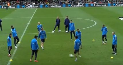 WATCH: Once you get caught in the middle of a Barcelona rondo, there’s no getting out