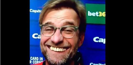 WATCH: Jurgen Klopp has blessed the internet with a new reaction Vine