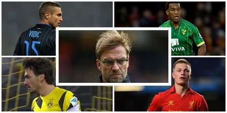 An Irishman could be one of four solutions to Jurgen Klopp’s defensive crisis