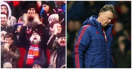 VIDEO: Manchester United fans break into wild cheers of celebration… because they had a shot