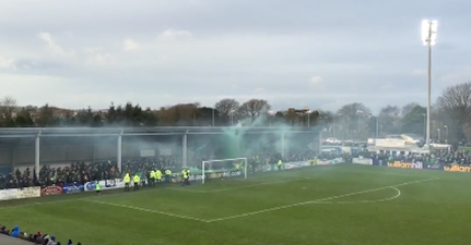 VIDEO: Celtic fans delay Scottish Cup kick-off after letting off smoke flares and cop a load of flak