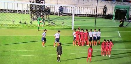 WATCH: Japanese school’s bizarre free kick routine proves to be very effective