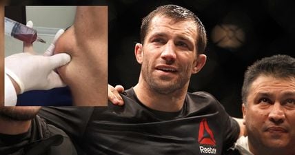 VIDEO: Luke Rockhold gets his elbow fluid drained and it could well make you vomit