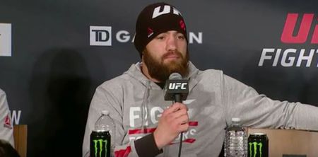 WATCH: Needlessly intense moment between Travis Browne and journalist at press conference