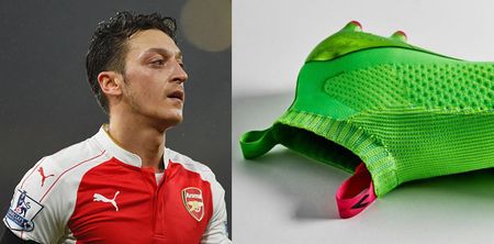 Adidas release new luminous green laceless boots for Mesut Ozil