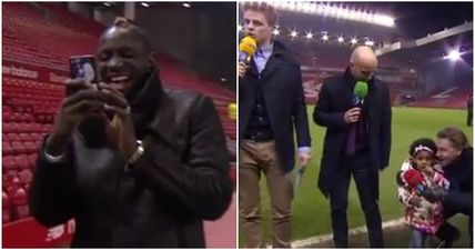 WATCH: Mamadou Sakho’s daughter gatecrashed the BT Sport post-match analysis