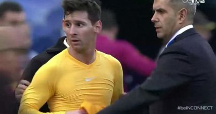 VIDEO: Classy Lionel Messi defying security guards to give a pitch invader his shirt will melt your heart