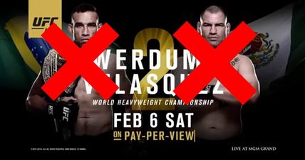 Craziness of MMA summed up in 24 hours as Fabricio Werdum withdraws from UFC 196