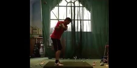 VIDEO: Padraig Harrington nails phenomenal and completely unintentional trick shot