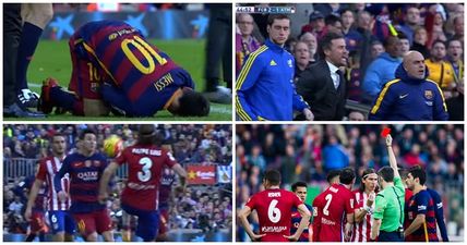 VIDEO: Former Chelsea man sees red after almost breaking Lionel Messi’s leg